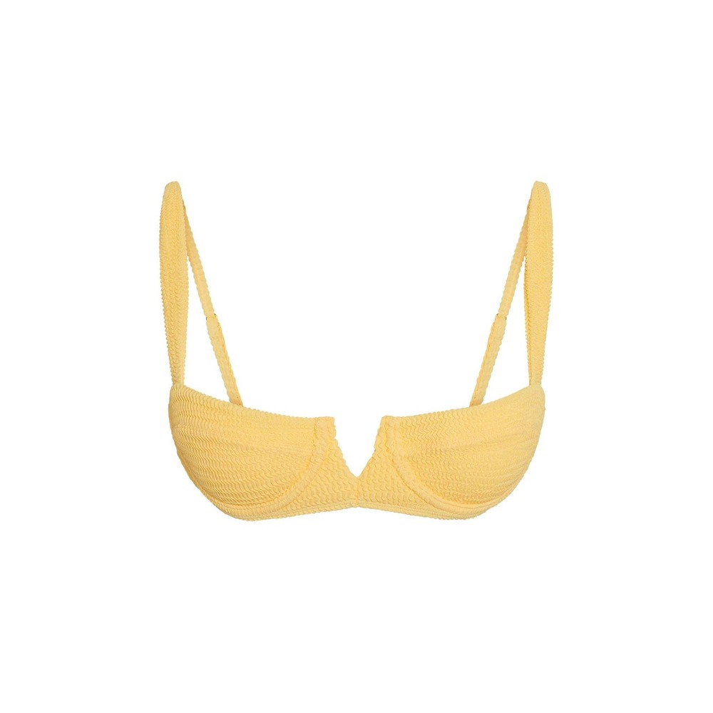 Monday Swimwear Clovelly Top Honey Yellow Small New With Tags